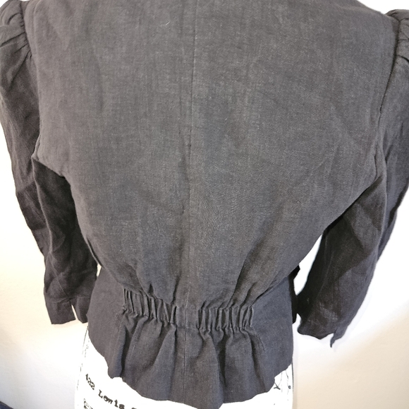 Anthropologie Hope For Flowers By Tracy Reese Womans Black Cardigan Jacket Sz S - Picture 6 of 10